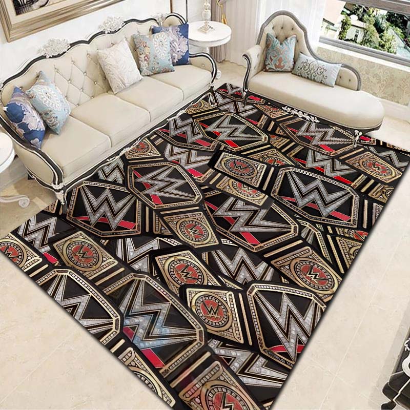 14 Verschiedene Größen Wrestling Unterhaltung WWE Großer Teppich Yogamatte Heim Wohnzimmer Schlafzimmer Dekoration Anti-Rutsch-Bereich Teppich Teppich 70x100cm