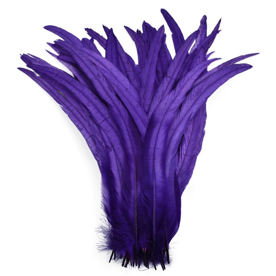 100 Stück 25-40 cm Hahnenfedern Hochzeit Basteln DIY Naturfeder Handarbeit Party Feder Karneval Kopfschmuck Dekoration 35-40cm