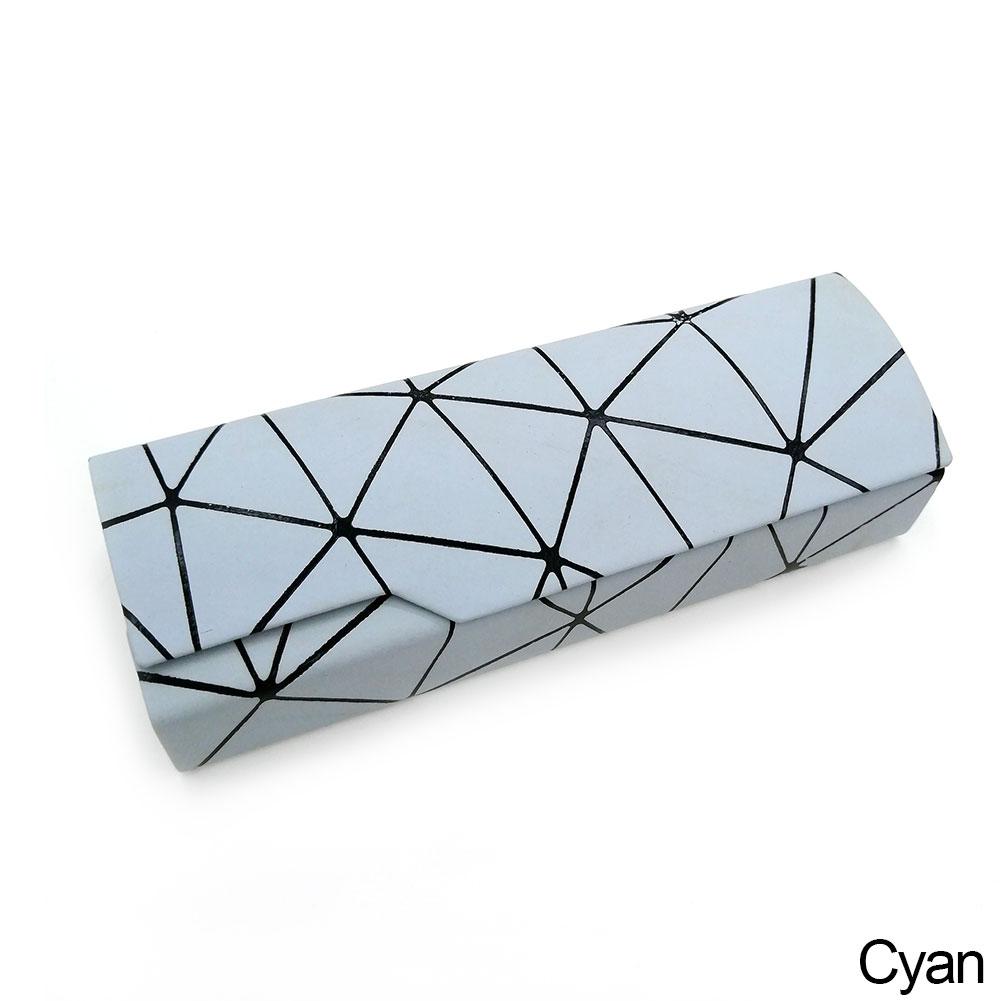 Mode Männer Frauen Gläser Fall Schutzhülle Box Sonnenbrille Zubehör Optische Lesebrille Brillen Box cyanblau