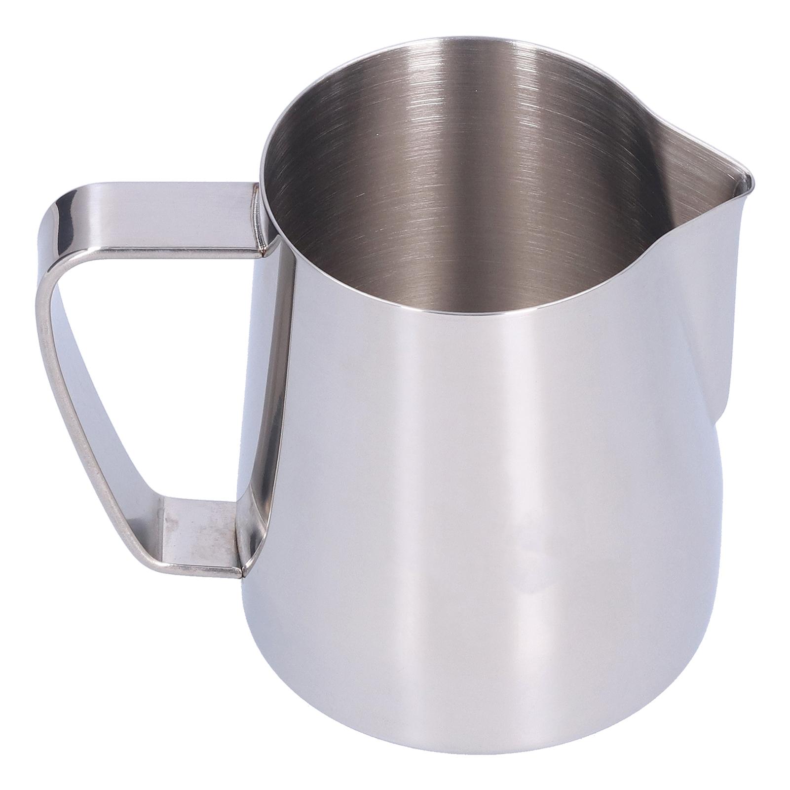 Edelstahl Kaffee Aufschäumkännchen Ausgießer Kaffee Aufschäumbecher Tasse für Zuhause Type 1
