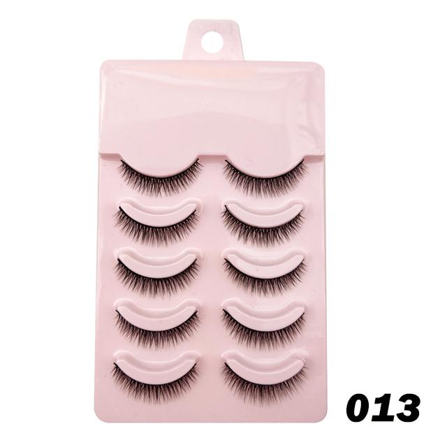 Neue Manga-Wimpern, weiche, natürliche Wimpern, dicke falsche Wimpern, Manga-Wimpern, tägliche Dating-Make-up-Wimpern, Wispy-Wimpern