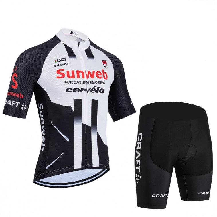 Herren Sommer Kurzarm Anzug Atmungsaktiv und Schnelltrocknend Rennrad Mountainbike Anzug Dünnes Träger Anzug 2026 S