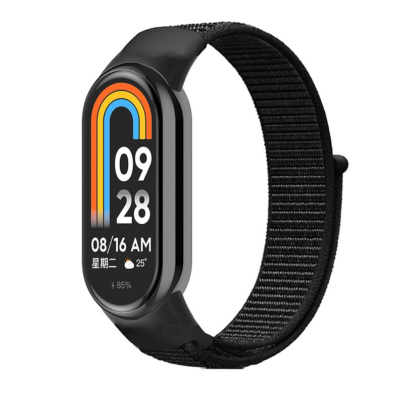 Nylon Loop Strap für xiaomi Mi Band 9 8 7 6 5 4 3 Armband SmartWatch Armband Ersatz sport pulsera armband miband 8 NFC For Xiaomi Mi Band 8