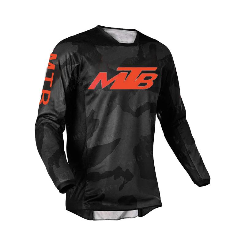 Motocross Berg Enduro Bike Kleidung Fahrrad Moto Downhill T-Shirt Damen Herren Radtrikot MTB Shirts BMX XL