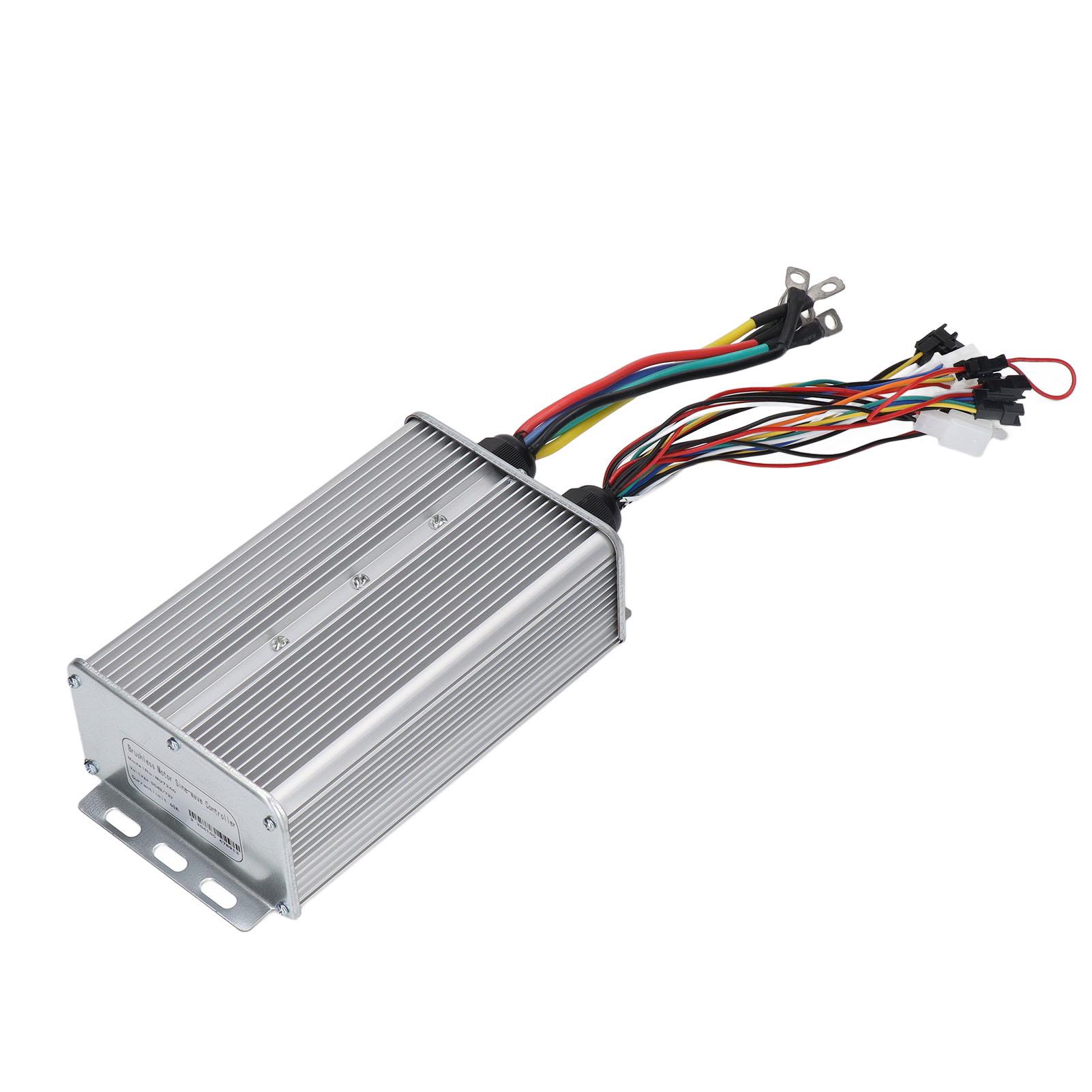 48 V 72 V 60 A Elektrofahrrad-Controller Dual Mode 18 Tube Sinuswellen-Controller mit SM-Anschluss