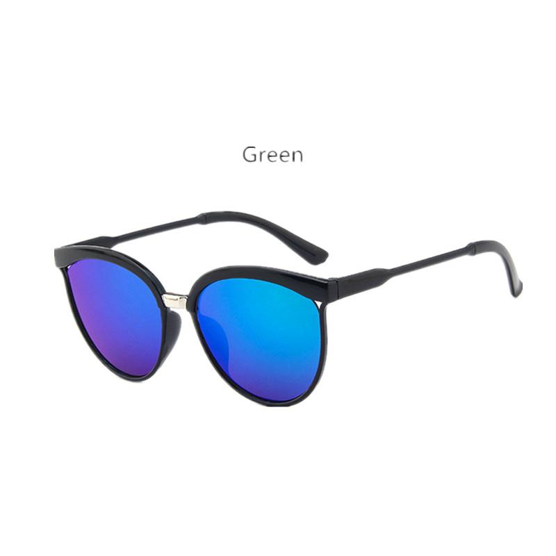 Trend Sonnenbrillen Damen Neu Kunststoff Großer Rahmen Modebrille Schillernde Designer Herren Retro Outdoor Oval Brillen UV400 blue
