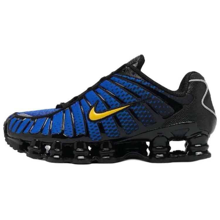 Nike Shox TL Lyon Blue Varsity Maize Unisex Sneaker Schwarz Metallic-Silber IB7670-001 42