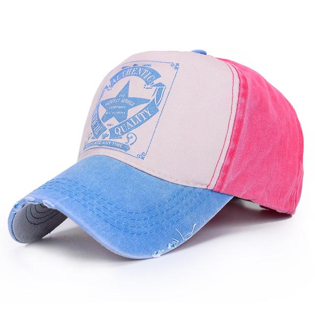 [NORTHWOOD] Unisex Baseball Cap Männer Frauen Sommer Cap Snapback Papa Hut Trucker Cap Hip Hop Cap 55-60cm hellrosa/himmelblaue