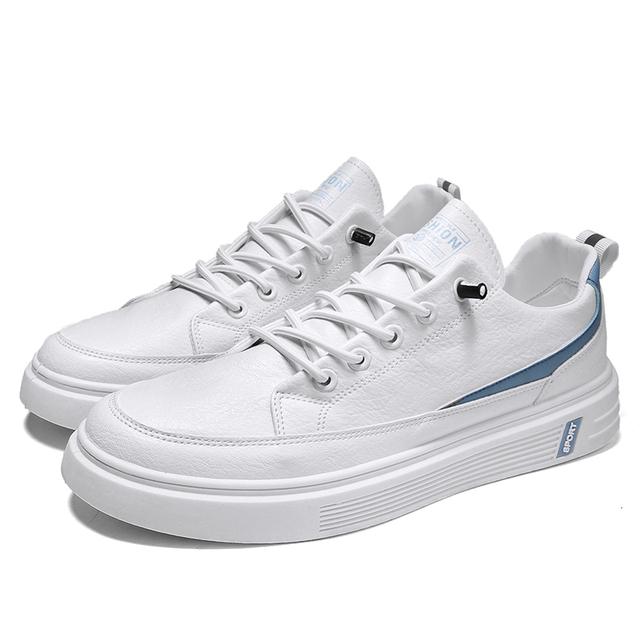 Trendige Neue Herren-Skateboard-Schuhe Sommer Herren Atmungsaktiv Rutschfest Verschleißfest Skateboard-Schuhe Outdoor-Sport Herrenschuhe 42 white