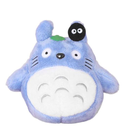 jinlyue 20 cm süße Anime-Figur Totoro Plüsch-Puppe, Kinderspielzeug, umarmbares Wurfkissen blau
