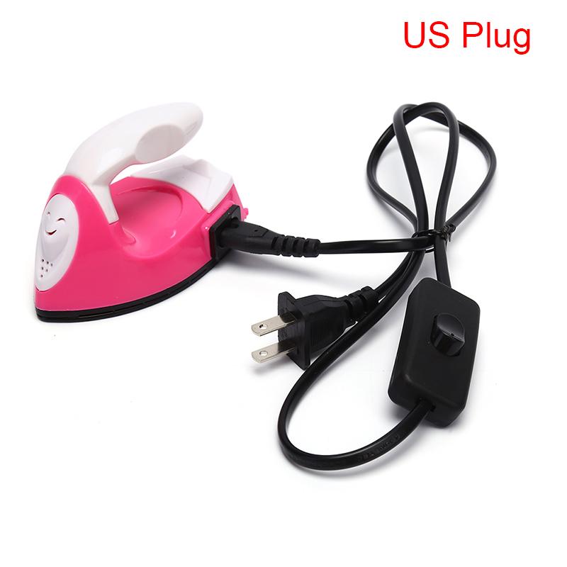 Mini-Bügeleisen, tragbar, für Reisen, Basteln, Basteln, Kleidung, Nähen, Zubehör, Diy US Plug