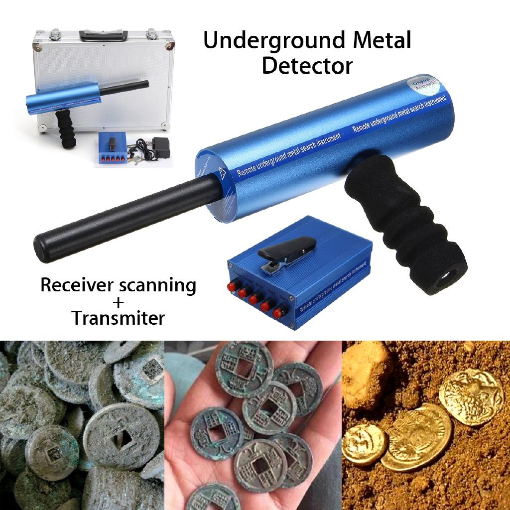 1000m Reichweite Such-Gold-Metalldetektor Handheld Detektions-Ortungsgerät Scanner - intl blue