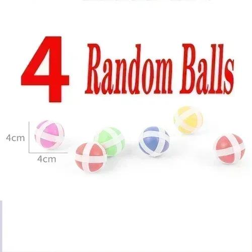 Montessori Wurf Sport Schleudern Ziel Klettball Dartscheibe Basketball Brettspiele Pädagogisches Kinder Outdoor Spielzeug red