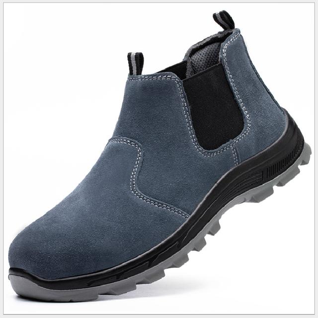 Unzerstörbare Sneaker Herren Arbeitsschuhe Luxus Sicherheitsschuhe Herren Anti-Smash Anti-Puncture Arbeitsstiefel Herren Industrieschuhe 36