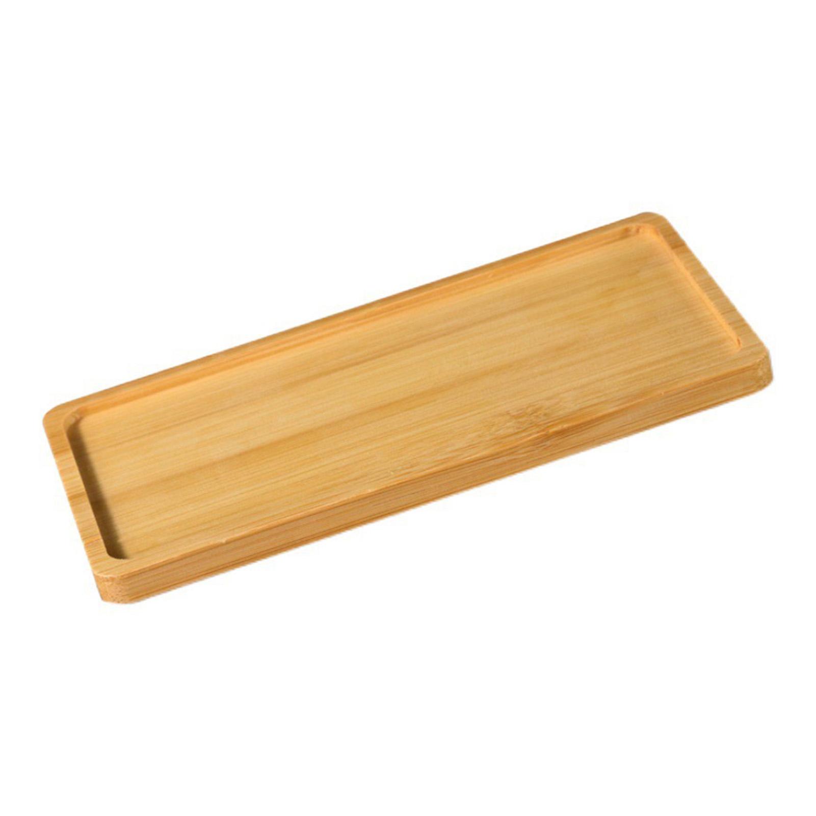 Untersetzer aus Holz für Getränke Natürlich Rechteckig Retro Isoliert Untersetzer Tassenmatte für Tischplatte