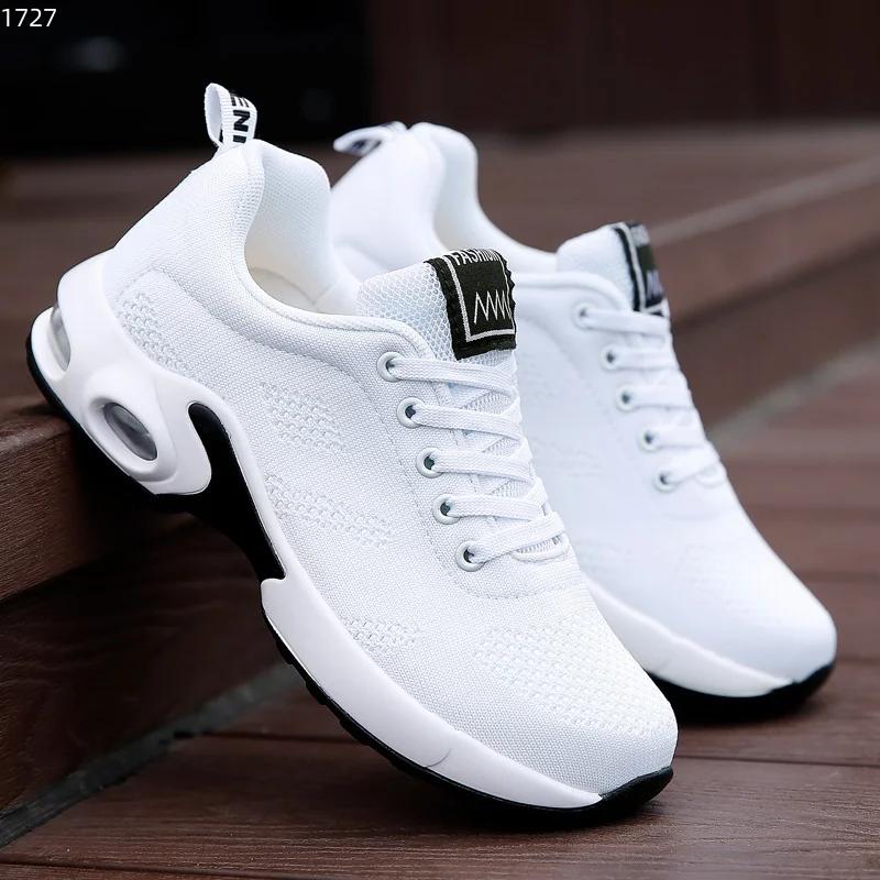 Carbon Board Laufschuhe, Ultraleichte Stoßdämpfende Sportschuhe, Sommer Damen Schuhe, Vollfuß Luftkissen Laufschuhe 35