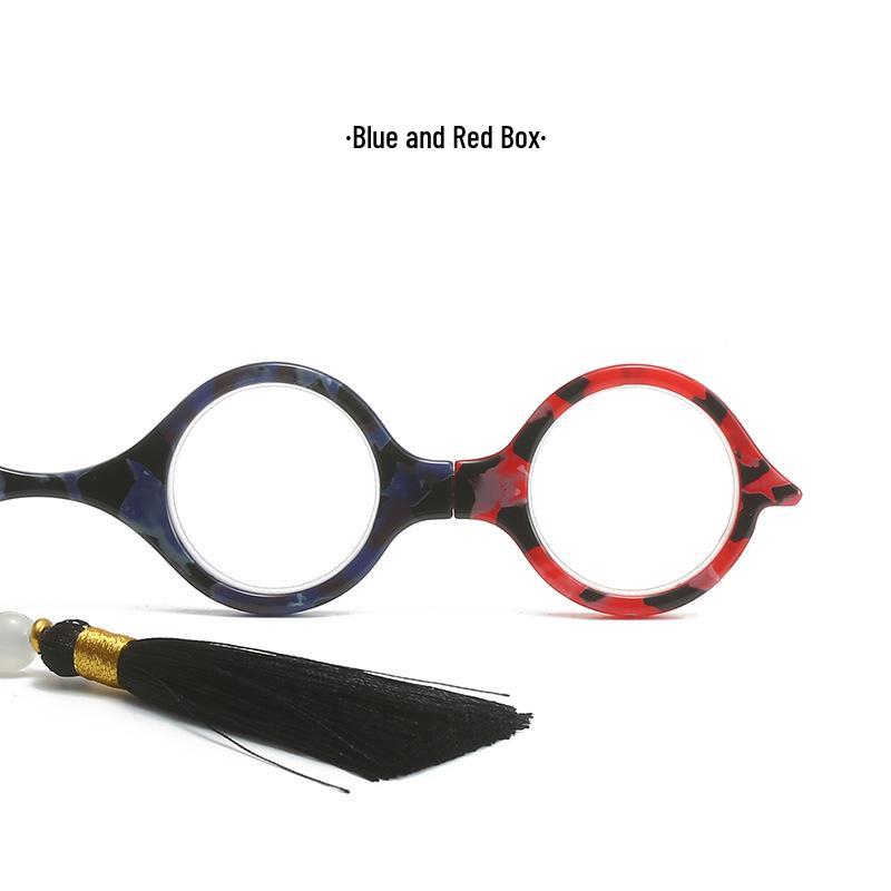 Kompakte zweifarbige Handlupe & Lesebrille für Senioren +250 Degrees