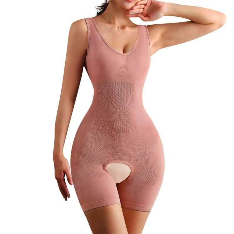 Frauen Body Shaper Bauch Korsett Body Nahtlose Abnehmen Bauch Hosen Frauen Bindemittel und Shapers XL/2XL kaffeebraun