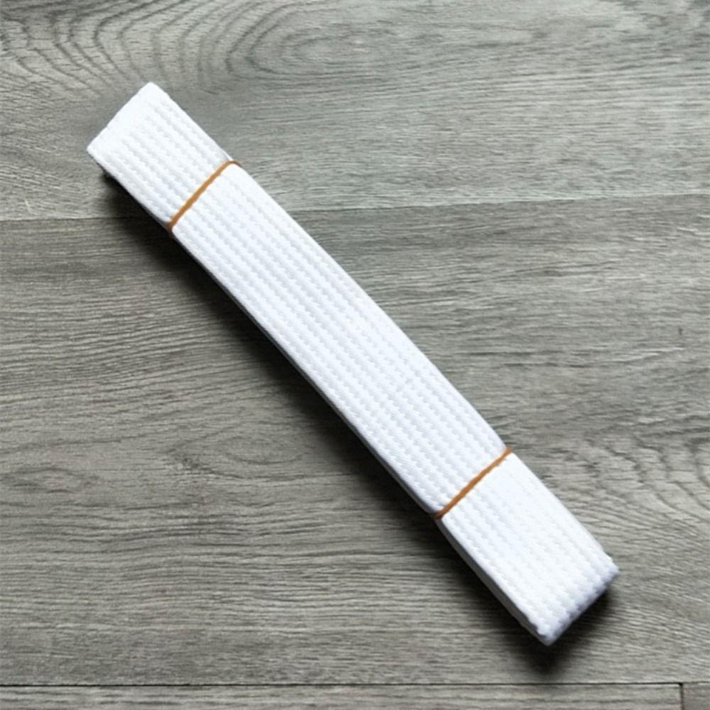 Einheitliche Udo Jiu Jitsu Standard-Tapes Baumwolle Farbige Rang-Gürtel Taekwondo-Gürtel Kampfsportarten 220cm weiß