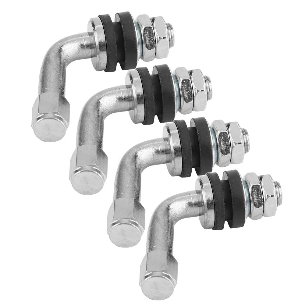 4 Stück 90-Grad-Winkel Reifenventilschäfte für Auto Motorradreifen