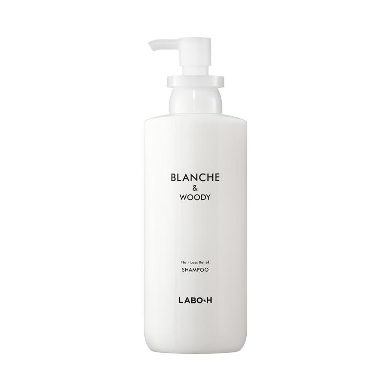 [LABO-H] Probiotika-Kopfhautpflege, Kopfhautpflege bei Haarausfall, Glättung/Empfindliche Derma/Kopfhautkühlung und Talgfreiheit, 400 ml Shampoo Blanche & Woody 400ml