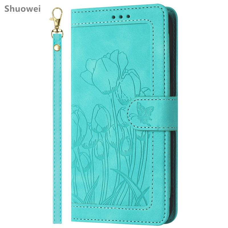 Für Samsung Galaxy S22 S23 S24 S25 Edge Ultra Pro Plus FE Hülle Brieftasche Leder Klapphülle Kartenhalter Abdeckung Galaxy S25 Edge grün