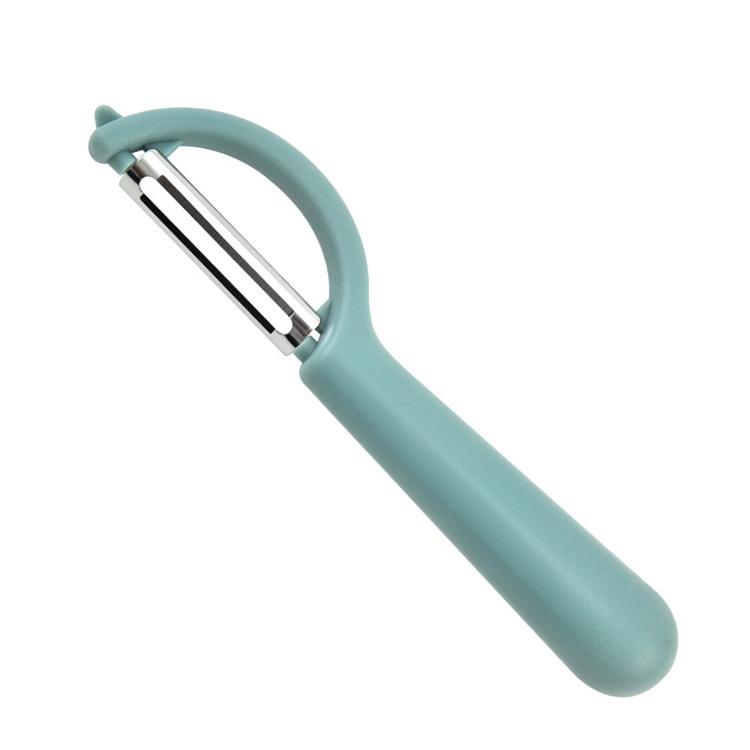 1 Pcs Edelstahl Obst Gemüse Schäler Kartoffeln Schäler Karotte Peeling Werkzeug Obst Schaber Küche Gadget Zubehör blau