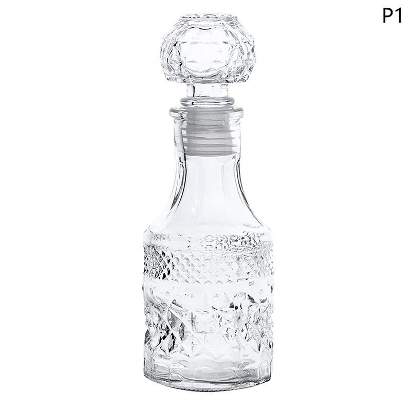 1Pc 100/150Ml Transparent Glas Tasse Whiskey Decanter Party Barware Whisky Glas Flasche Für Schnaps Scotch Bourbon Barware 15*5cm