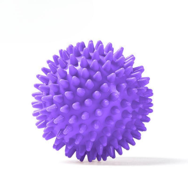 Fuß Ball Fuß Massage Ball PVC Durchmesser 7cm Fitness Ball Entspannung Yoga Faszien Ball Igel Faszien Ball violett