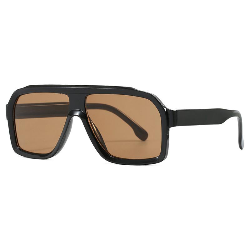 Klassische Große Quadrate Sonnenbrillen für Damen Herren Rechteckige Sonnenbrillen Damen Fliegerbrillen Oculos De Sol für Herren Damen Brillen MULTI