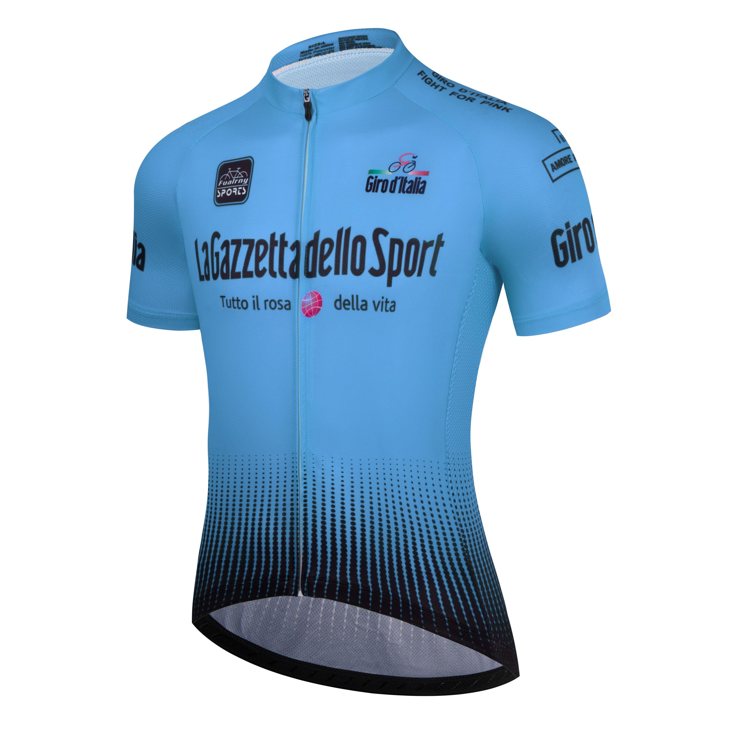 Tour De Giro D'ITALIA Sommer Kurzarm Fahrradbekleidung Radtrikot-Set Rennrad Radsportbekleidung Trikot-Set Sportbekleidung S