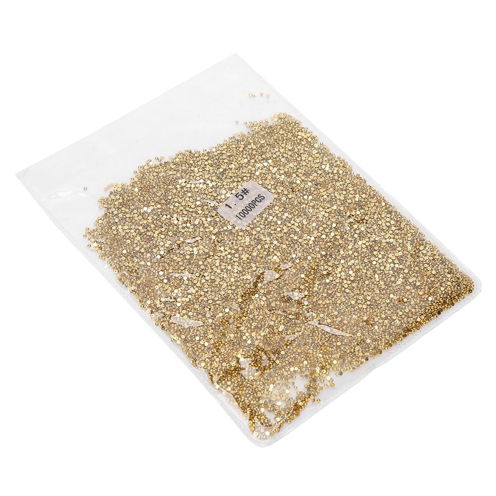 Nailart-Perlen Falsche Perlen Glänzende Nailart-Dekoration für künstliche Nägel 1,5 mm