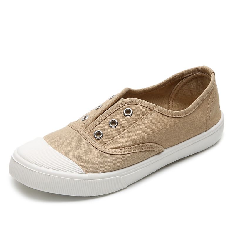 Canvas-Schuhe Unisex Canvas-Schuhe Weiche und bequeme atmungsaktive Schuhe Modische Freizeitschuhe aus Stoff 40 khaki