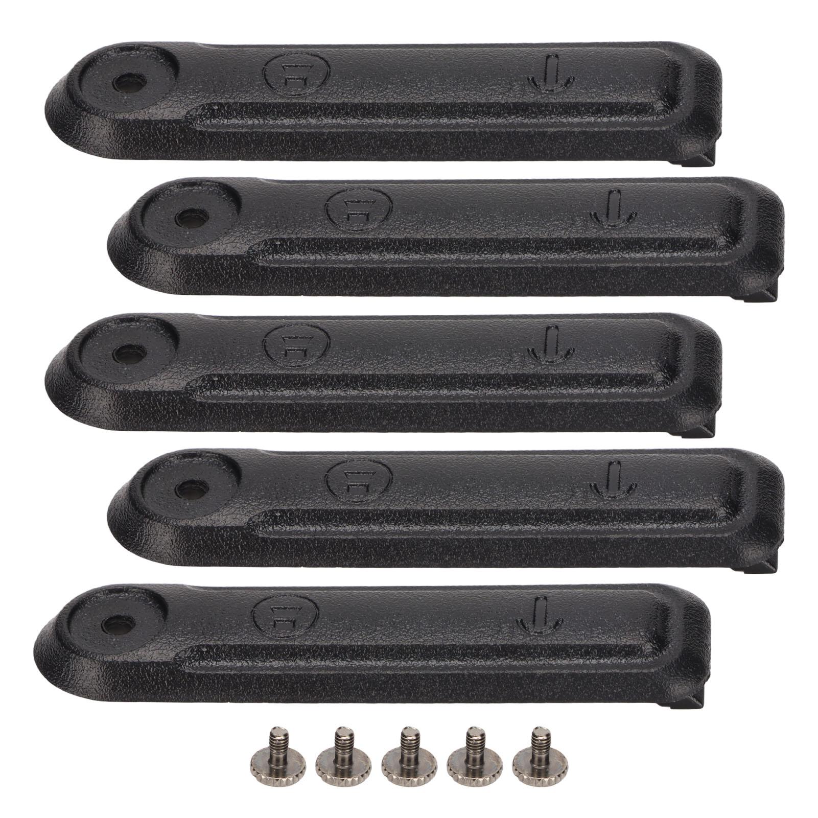 5 Stück Universal Radio Staubschutz Kopfhörerabdeckung für BAOFENG UV9R UV9RPlus UVXR black