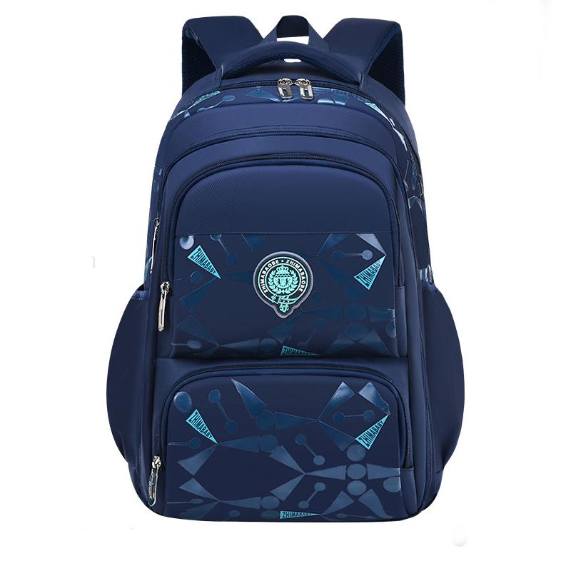 Wasserdichte Kinderschultaschen Mädchen Jungen Kinderrucksack Grundschulrucksäcke Orthopädischer Rucksack Schultasche 42*16*28cm königsblau