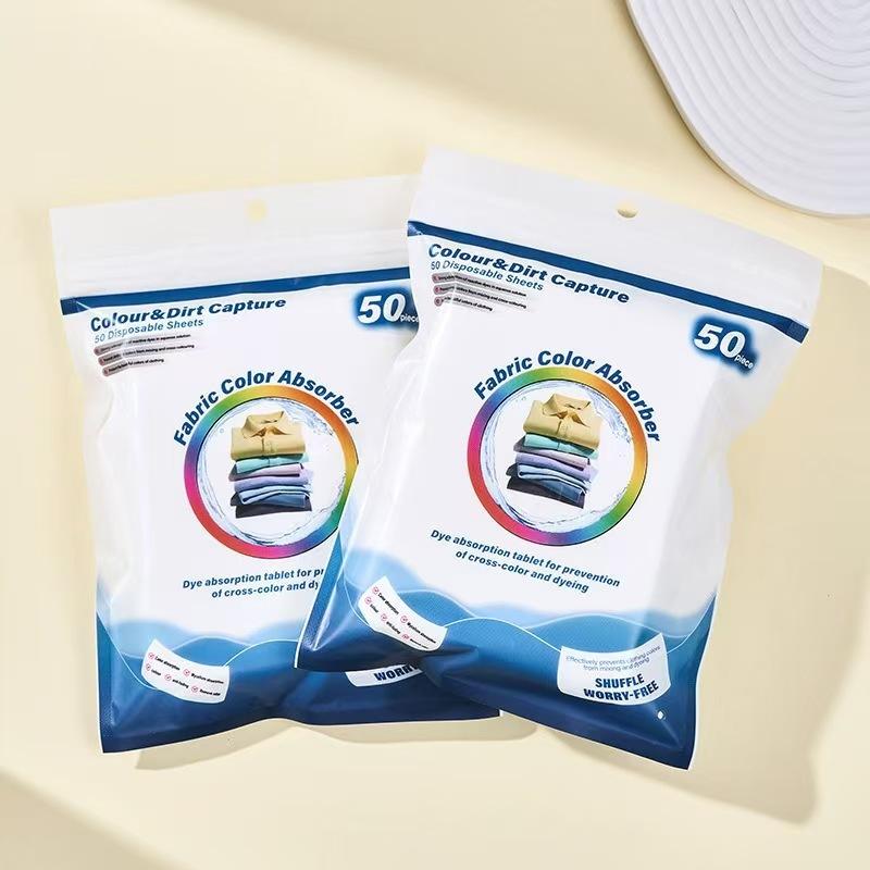 30-90 Stück Waschmittel Nano Super Konzentriertes Waschpulver Blätter English 50pcs(10*14)