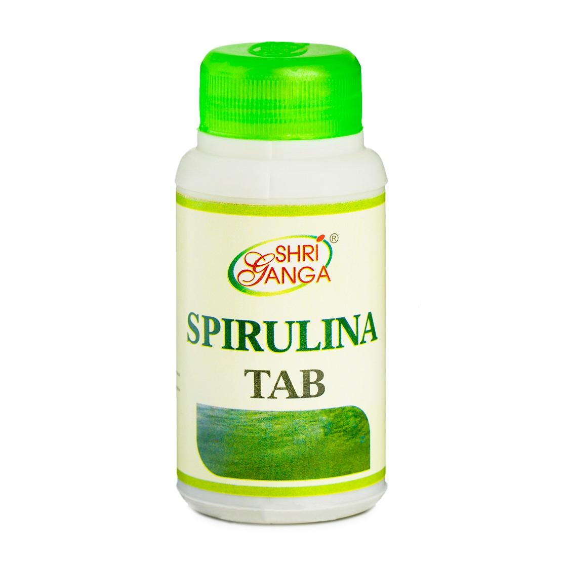Spirulina (60 Tabletten, 500 mg), Spirulina, Shri-Ganga-Apotheke