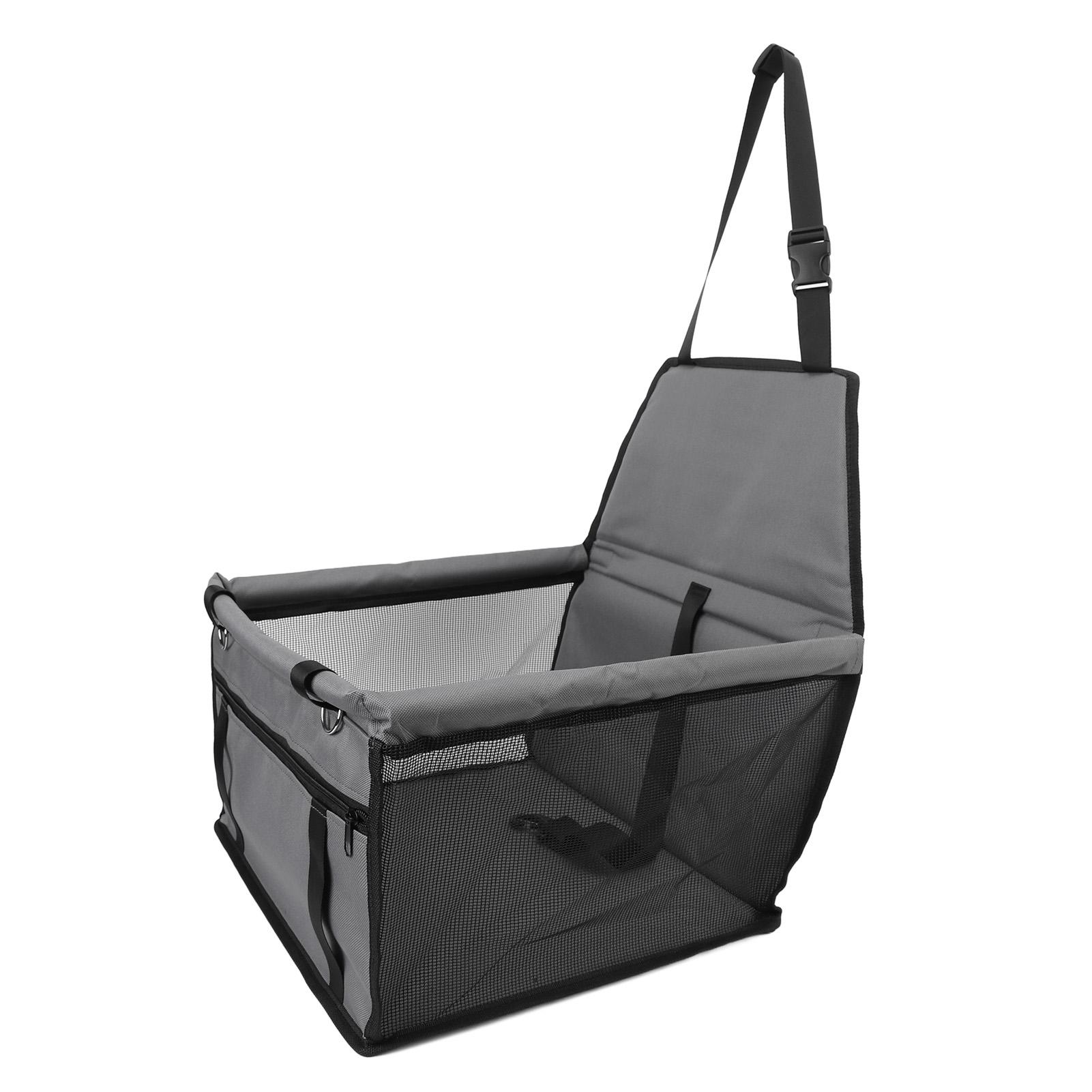 Haustier Autositz Oxford Stoff Wasserdichte Beschichtung Rutschfeste Rückseite Hunde Sicherheits-Sitz mit Verstellbarem Gurt