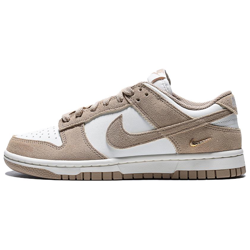 Nike Dunk Low Sail White Metallic Gold Damen Sneaker Tan Leinen IO4244101 40.5