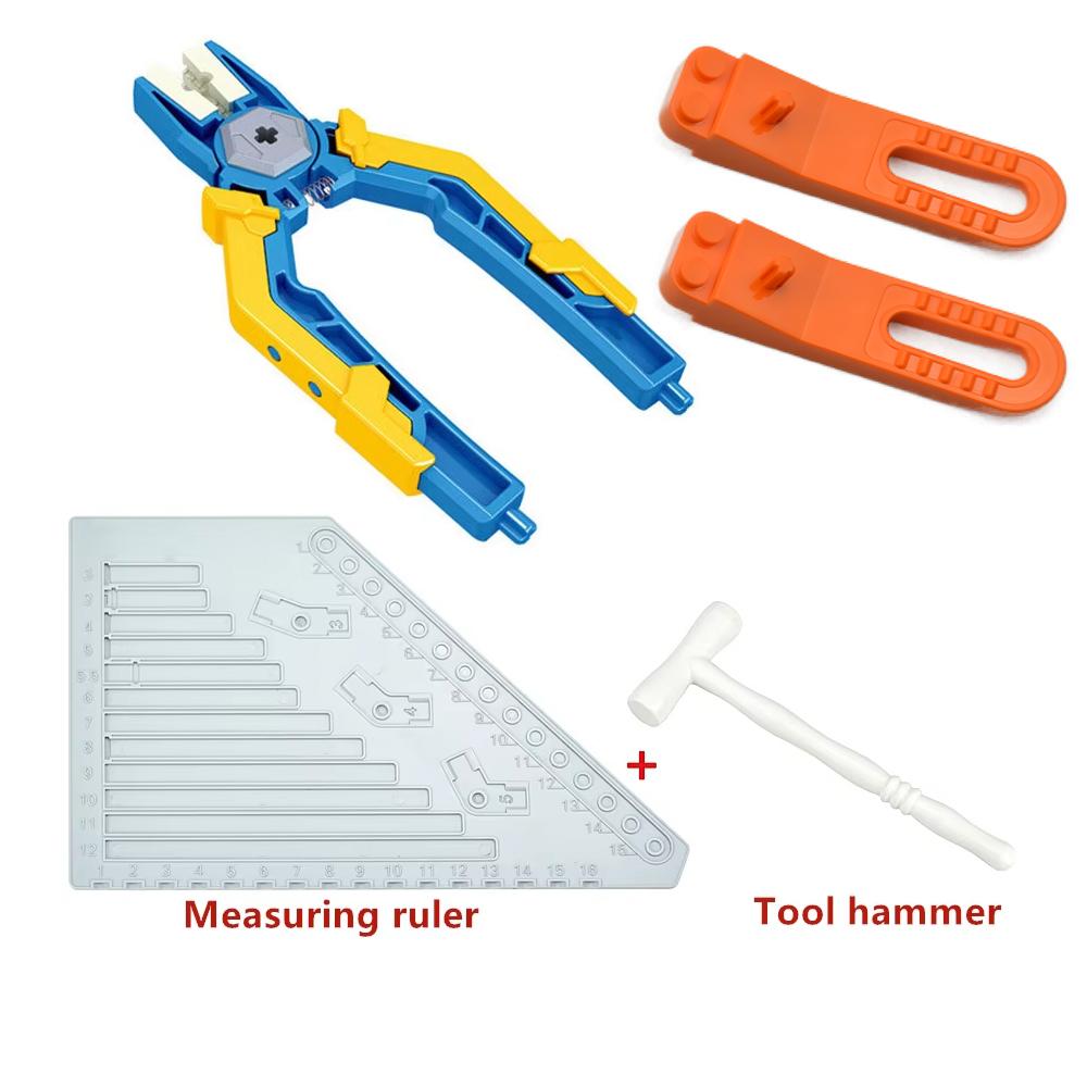 DIY Smart Baustein Werkzeugset mit High-Tech Hammer Zange Clipentferner für Ziegelmontage