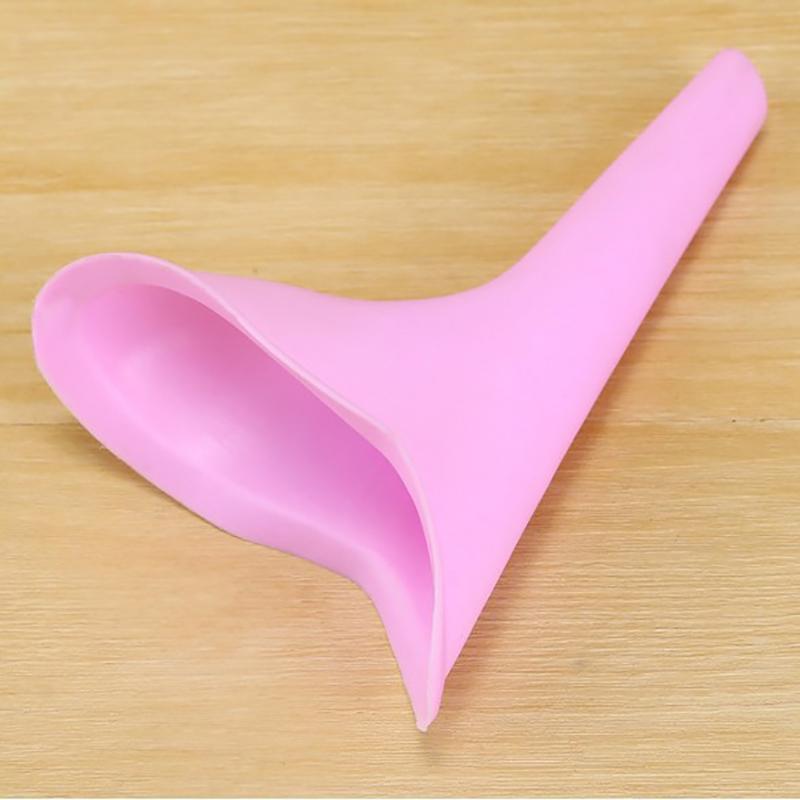 MIT Weibliche Reise-Uriniertoilette für draußen, Uringerät, Trichter, weibliches Stehurinal für Frauen, Lady Girl, Sexspielzeug für Frauen Pink