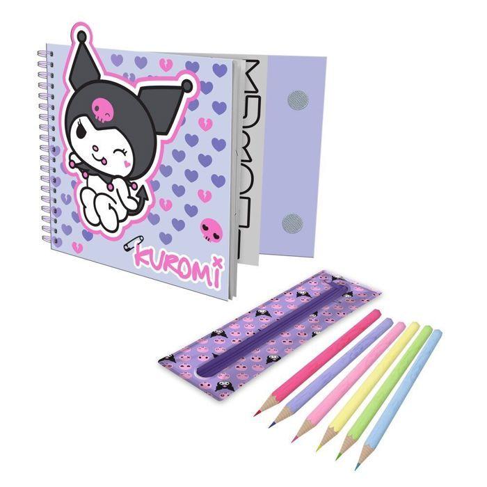 Ausmalbild - KIDS LICENSING - Hello Kitty Kuromi - Rosa - Kind - Gemischt Violett