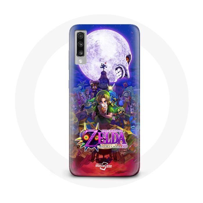Hülle Samsung Galaxy A70 Die Legende der Maske von Majora Zelda Videospiele