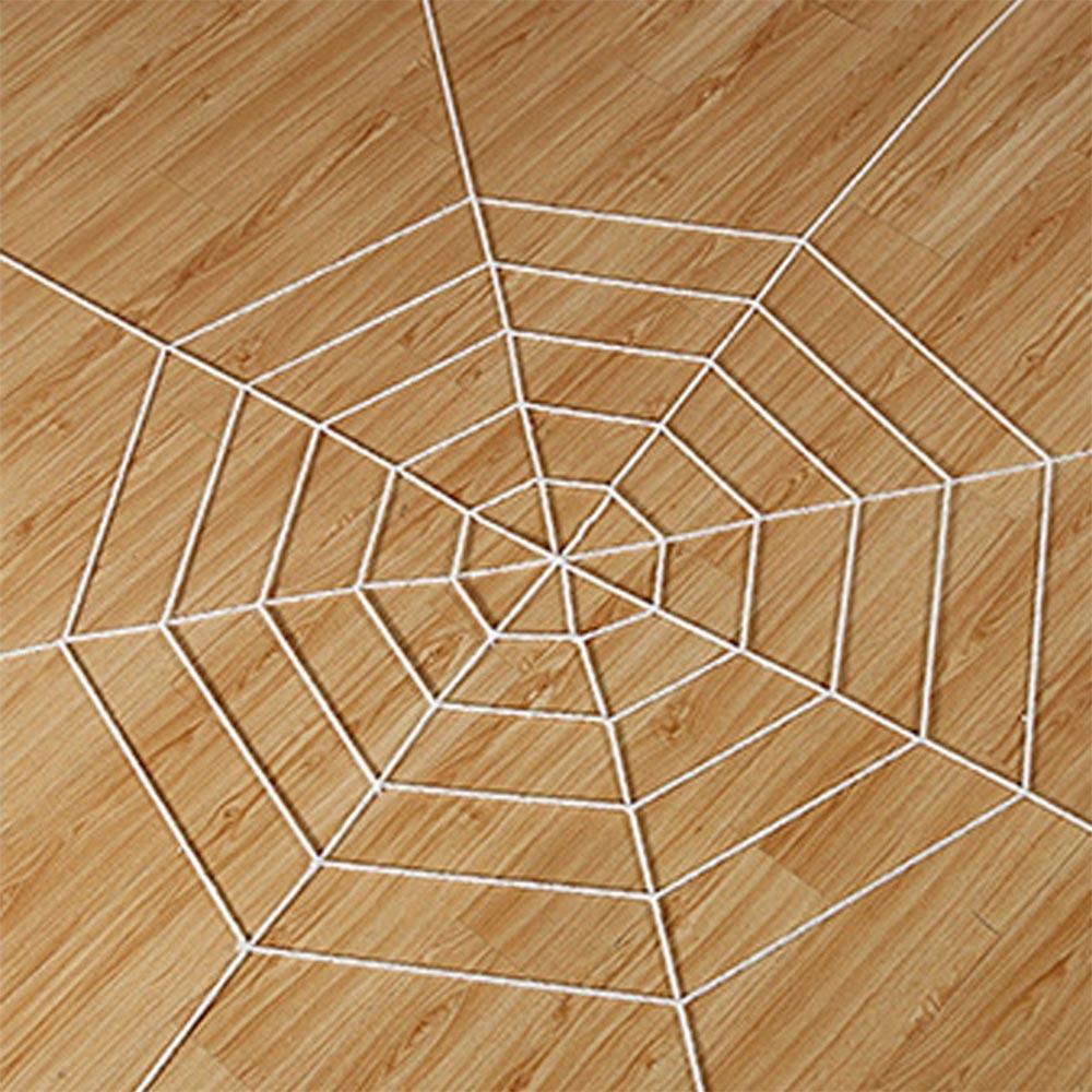 150cm/250cm Riesiges Spinnennetz Halloween Dekoration Horror Szene Dekoration Spukhaus White Diameter 1.5m