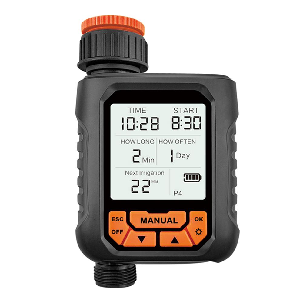 Sprinkler-Timer, Wassertimer für den Außenbereich, für Gartenschlauch, 1 Auslass, großer LCD-Bildschirm, programmierbar Without Rain Sensor