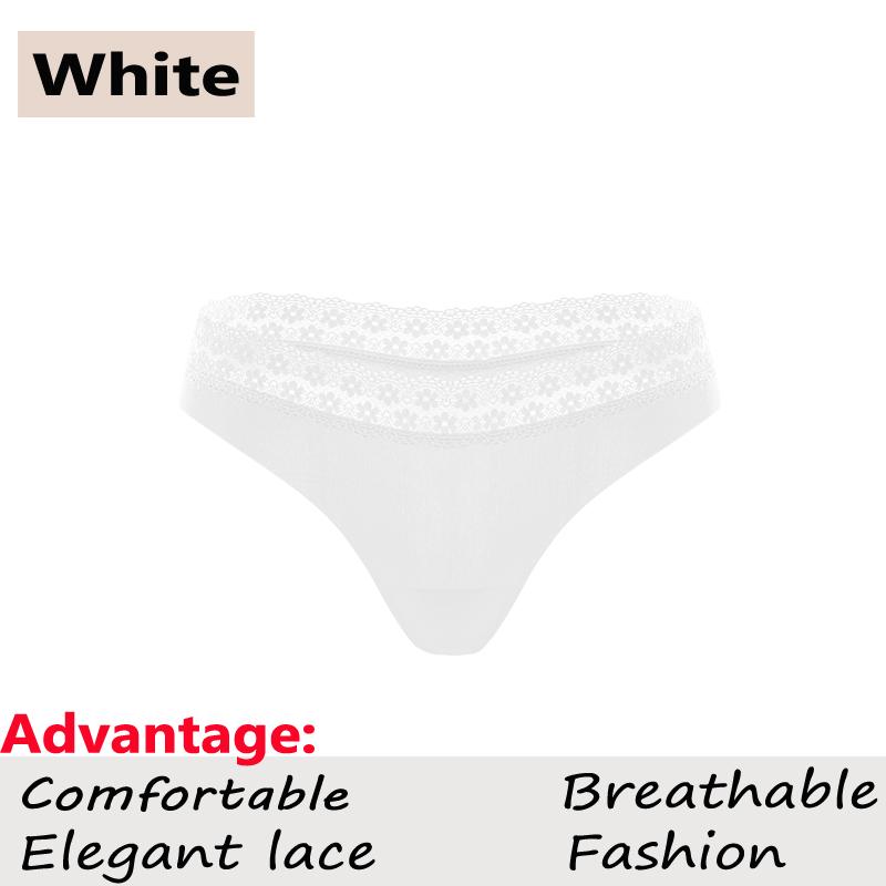 FINETOO 1 Stück Damen Übergröße Spitze Taille Nahtlose Unterwäsche, Weich, Bequem, Modisch, Atmungsaktiv, Schnelltrocknend Süße Unterwäsche S-XXL L weiß