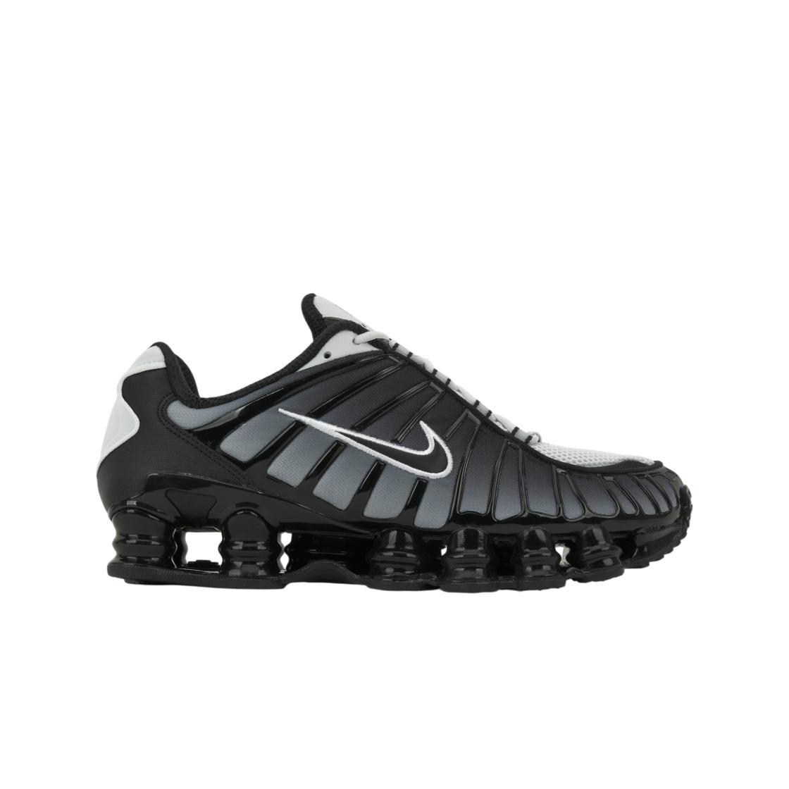 Nike Shox TL Schwarz Platin Weiß Herren Sneaker AV3595-017 41 gray