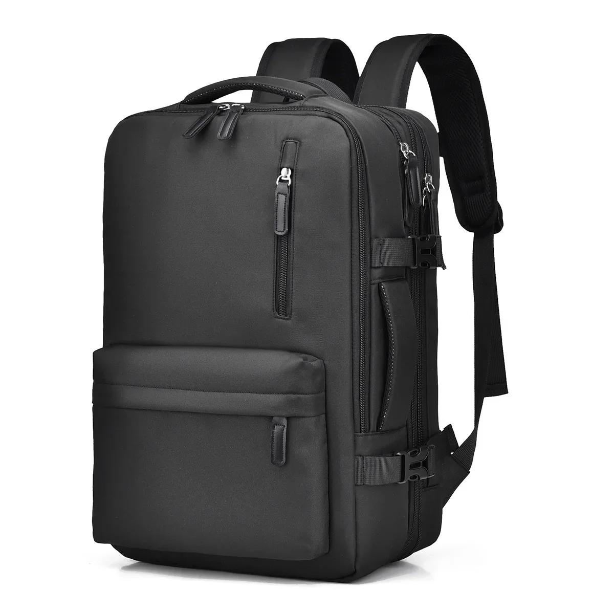 Rucksack Handgepäck Rucksack Laptop Rucksack für Flugzeug Reise Schulrucksack Herren Damen Tasche One Size schwarz