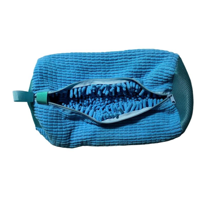 Schuh-Wäschesack für die Waschmaschine, Schuh-Wäschesack, hält Schuhe sauber, wiederverwendbarer Wäschesack für Waschmaschine und Trockner, für Zuhause und Hotel blue