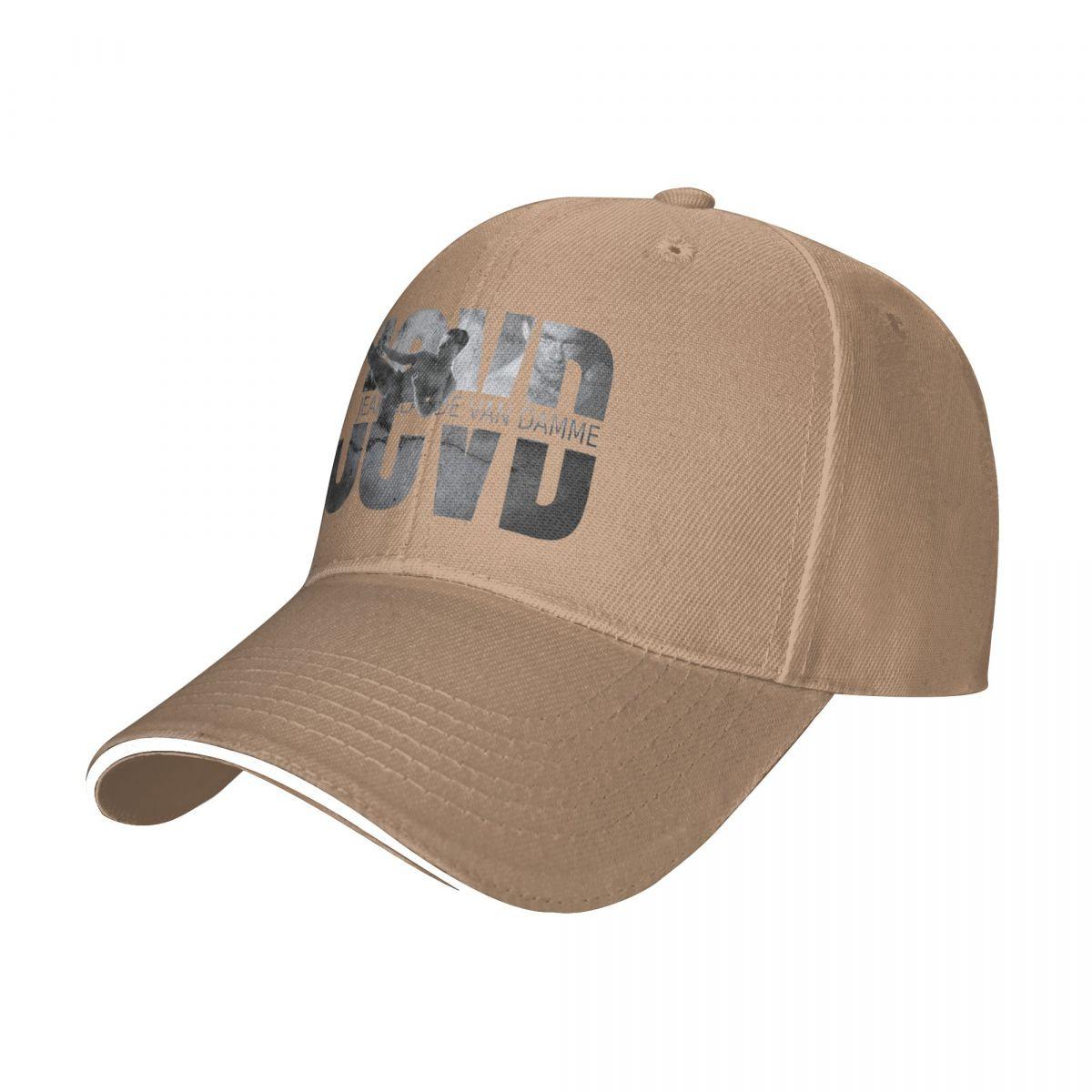 Jcvd Logo BW Jean Claude Van Damme Baumwolle Baseball Hut Damen Drei-DiUnisexsional Dad Cap Unisex Wild Fashion Paar Hut One Size